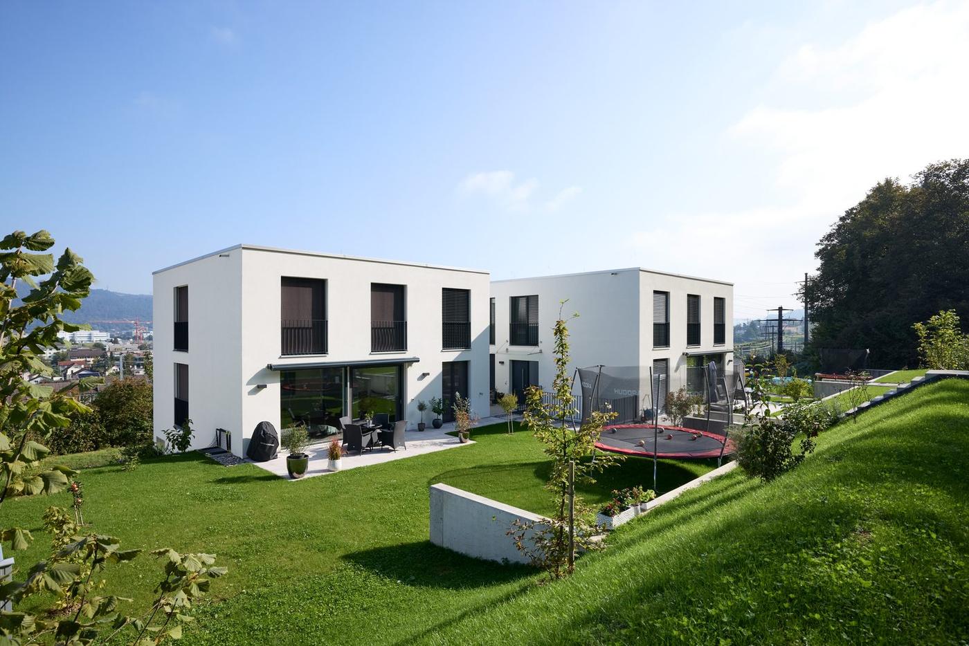 Neubau 9 Einfamilienhäuser, Stein